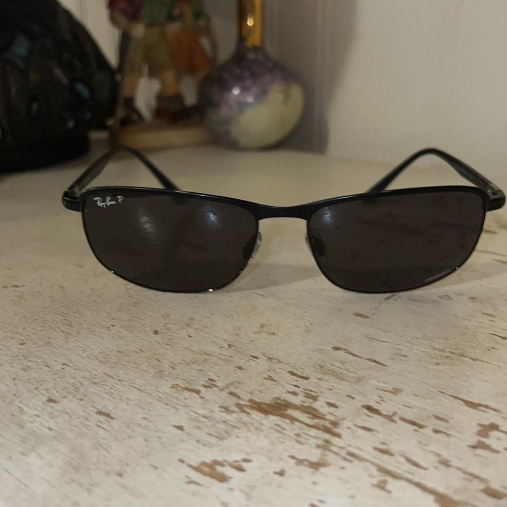 Ray-Ban Black Sunglasses Chromance 186/k8 60-16 140 3P
